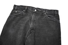 画像2: 95' Used Levi's 550 Denim Pants Black made in USA リーバイス (2)