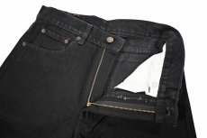画像6: 91' Deadstock Levi's 550 Denim Pants Black made in USA リーバイス (6)