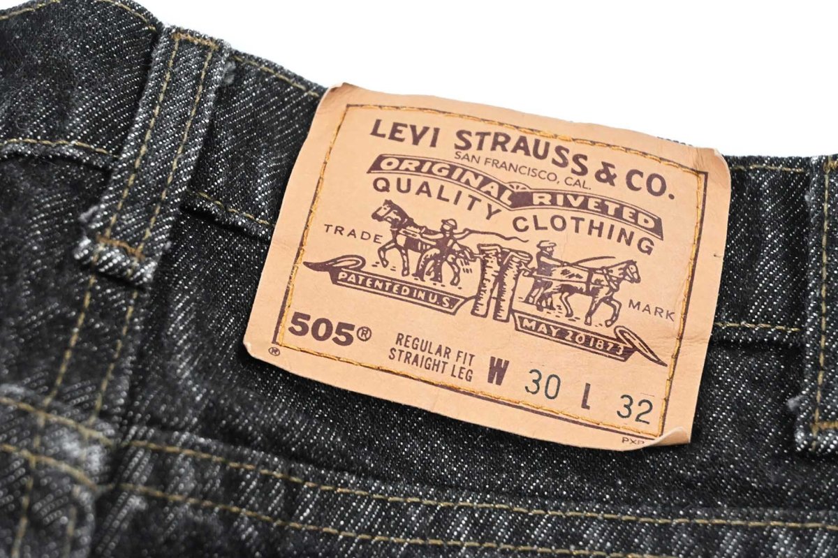 画像5: 94' Used Levi's 505 Denim Pants Black made in USA リーバイス (5)