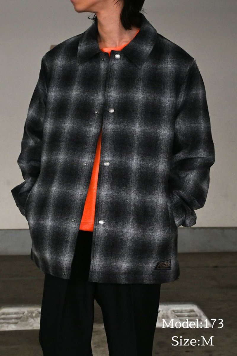 画像6: Pendleton Quilted Coaches Jacket Oxford Mix Ombre ペンドルトン (6)