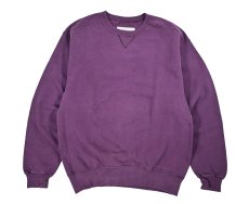 画像1: Used L.L.Bean × Russell Athletic Blank Sweat Shirt Purple made in USA (1)