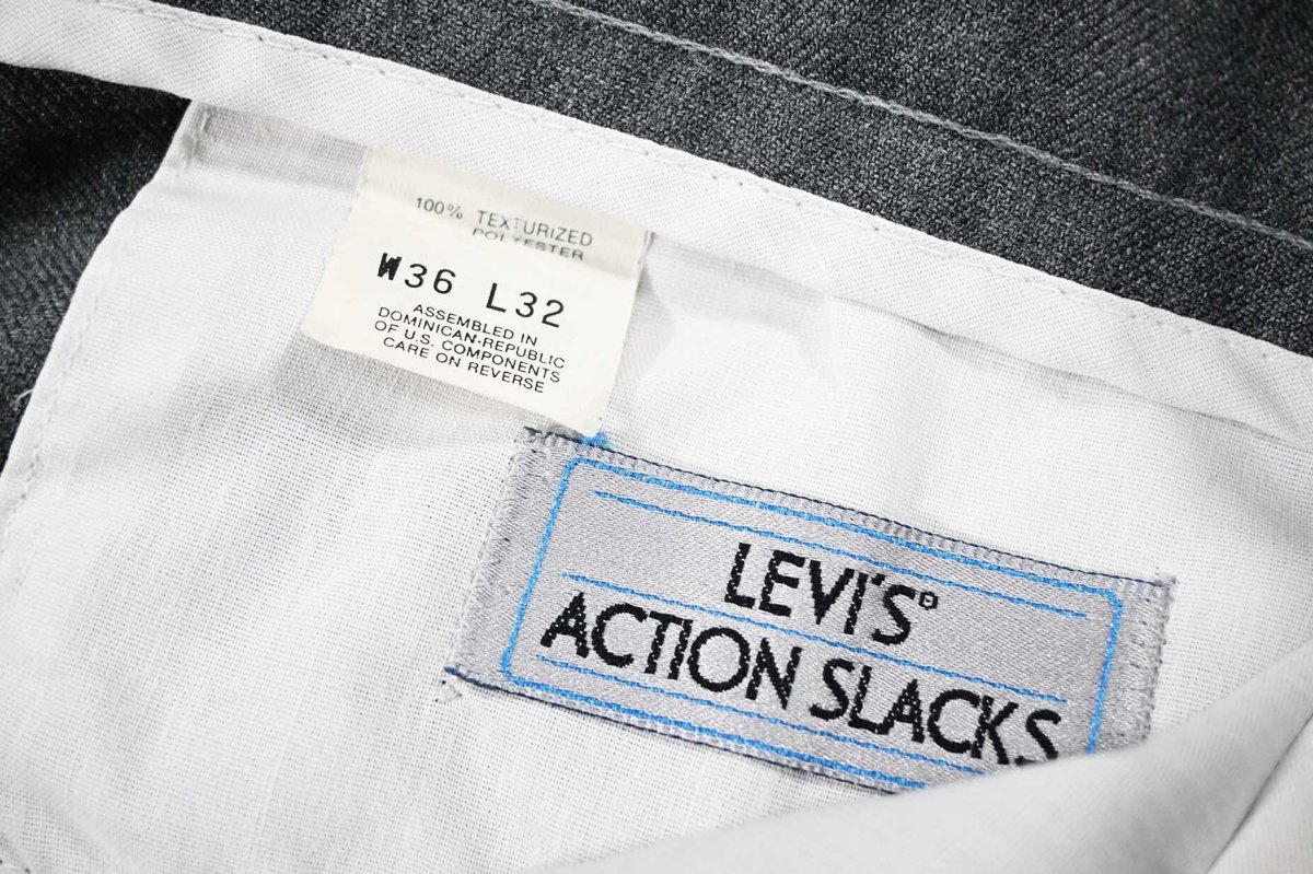 画像6: Used Levi's Action Slacks Grey (6)