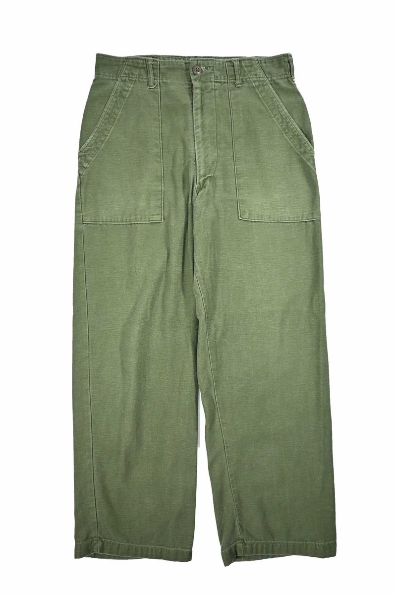 画像1: Used Us Army OG-107 Utility Trouser (1)