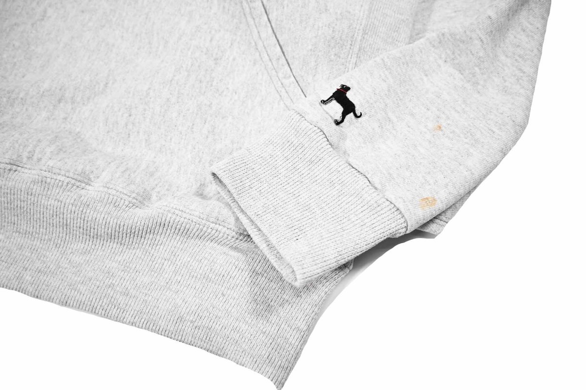 画像3: Used The Black Dog Louie Collar Sweat Shirt made in USA (3)