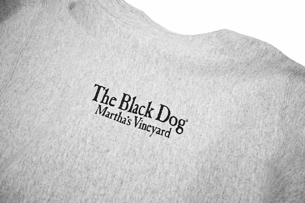 画像5: Used The Black Dog Louie Collar Sweat Shirt made in USA (5)