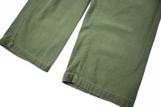 画像3: Used Us Army OG-107 Utility Trouser (3)