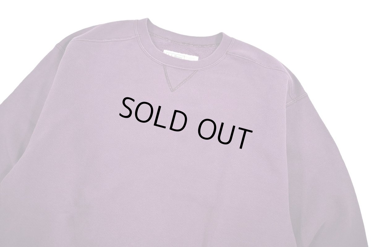 画像2: Used L.L.Bean × Russell Athletic Blank Sweat Shirt Purple made in USA (2)