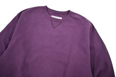 画像2: Used L.L.Bean × Russell Athletic Blank Sweat Shirt Purple made in USA (2)