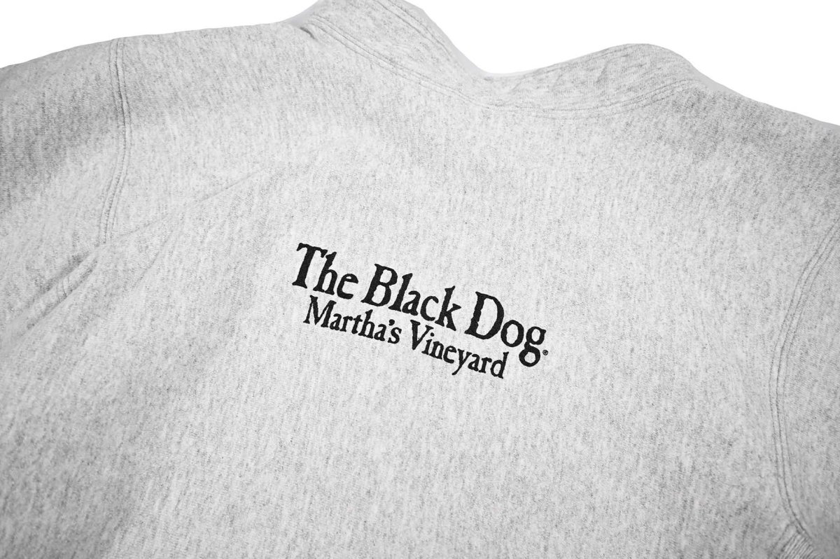 画像5: Used The Black Dog Louie Collar Sweat Shirt made in USA (5)