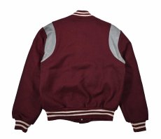 画像2: Used Butwin Melton/Leather Varsity Jacket made in USA (2)