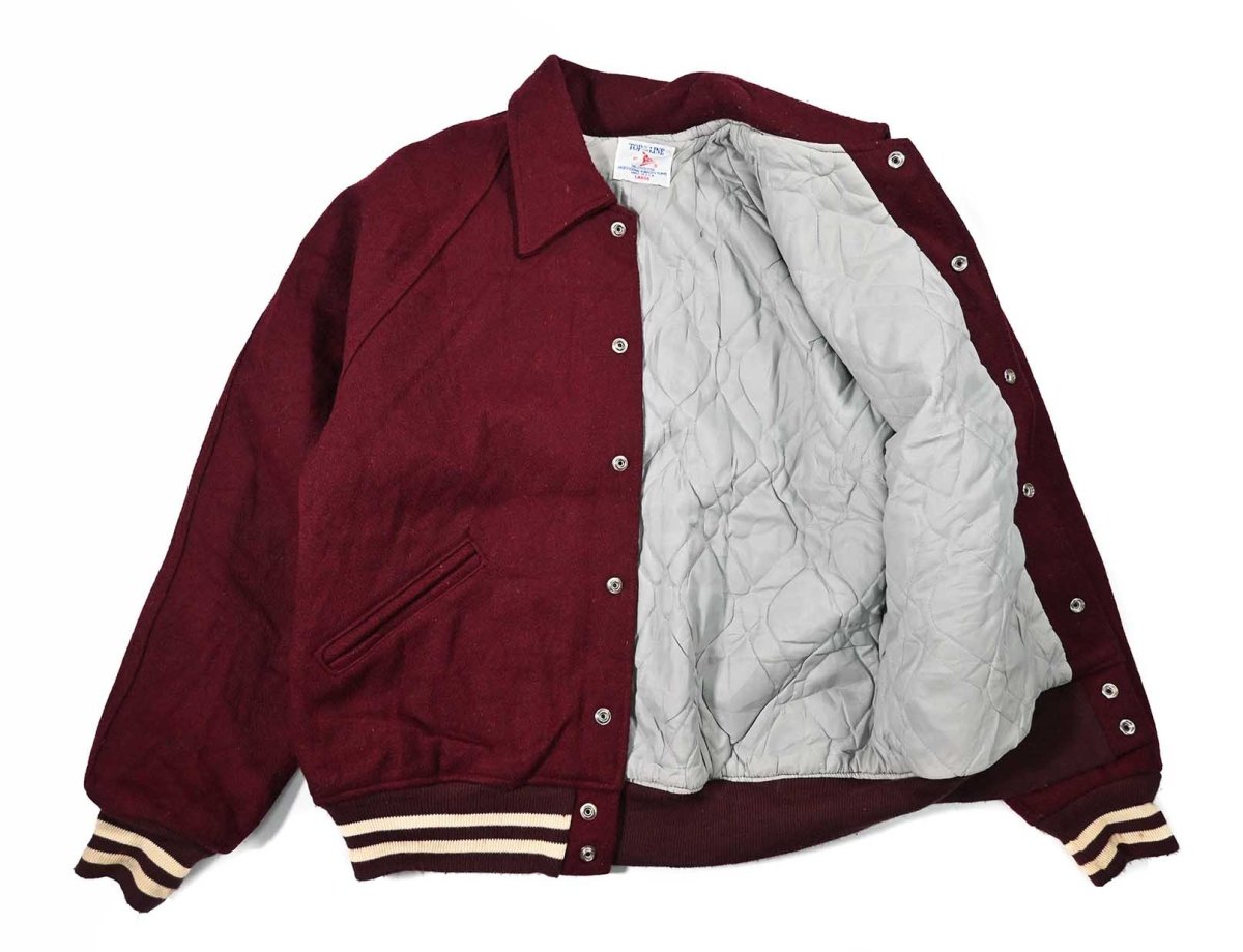 画像5: Used Felco Top of the Line Melton Varsity Jacket made in USA (5)