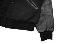 画像4: Used Game Melton/Leather Varsity Jacket made in USA (4)