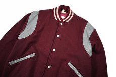 画像3: Used Butwin Melton/Leather Varsity Jacket made in USA (3)