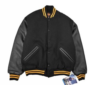 Croft&Barrow レザージャケット　Damagedone ダメージドーン croft&barrow Leather Bomber jacket フライトジャケット型のレザー
