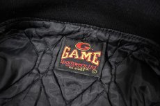 画像6: Used Game Melton/Leather Varsity Jacket made in USA (6)