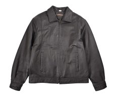 画像1: Used St John's Bay Leather Jacket Brown (1)