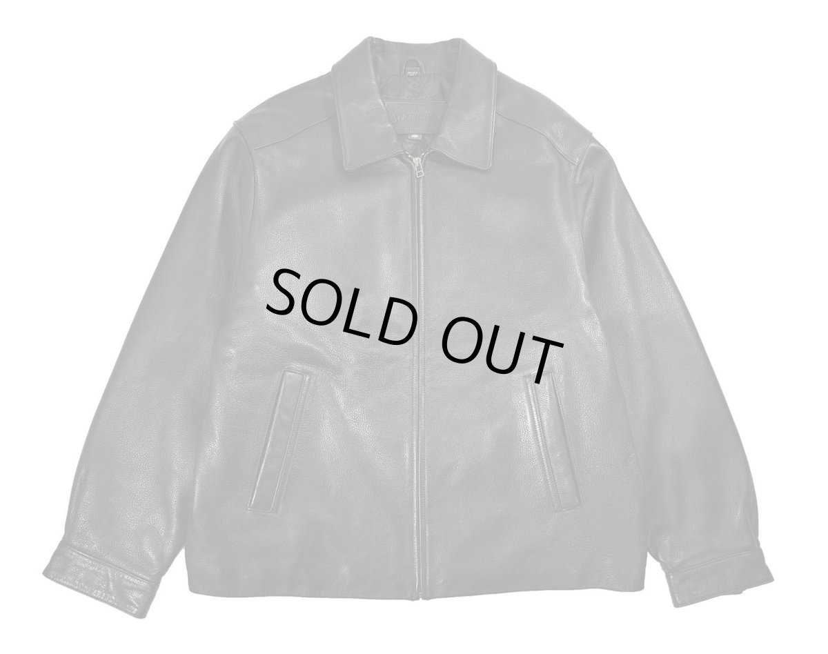 画像1: Used St John's Bay Leather Jacket Black (1)