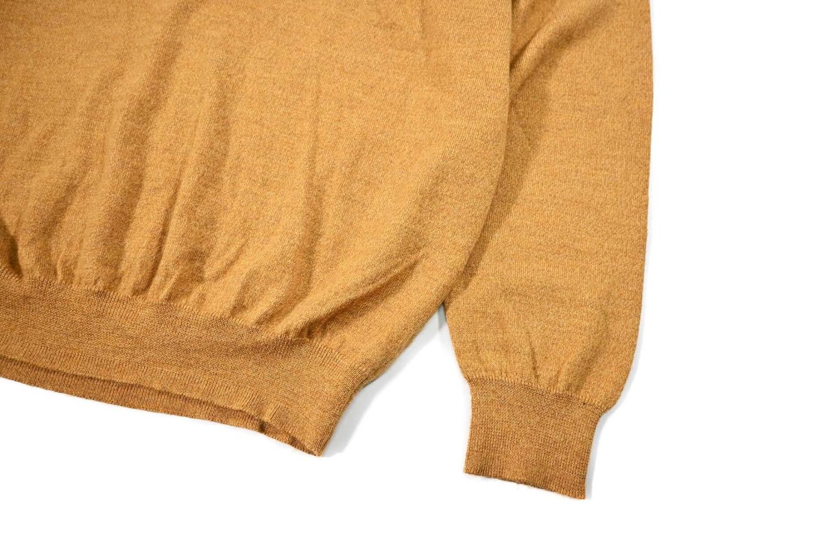 画像3: Used Jos.A.Bank High Gauge Merino Wool Knit Polo Yellow (3)