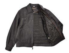 画像5: Used St John's Bay Leather Jacket Brown (5)