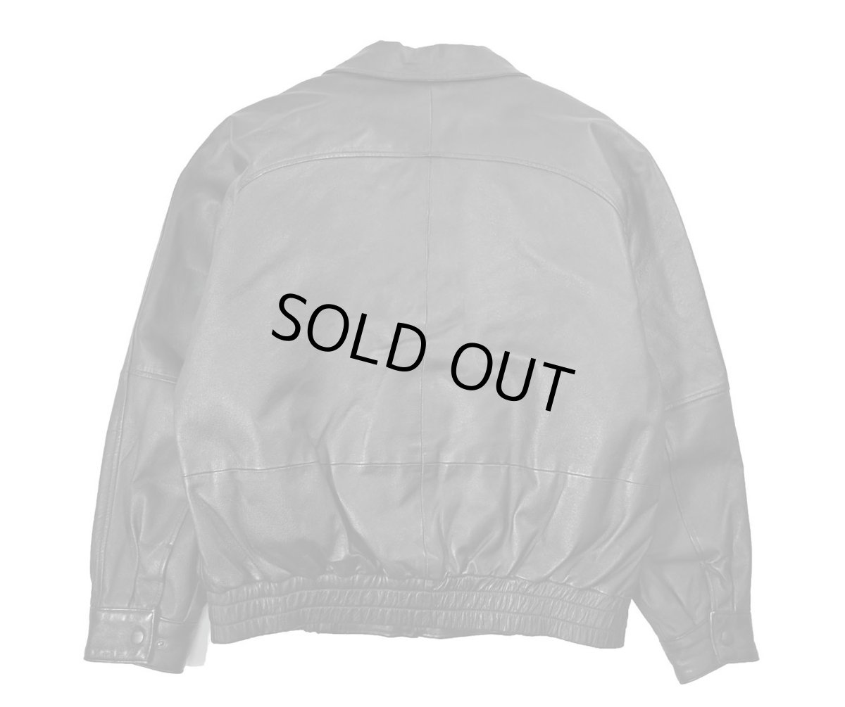 画像2: Used St John's Bay Leather Jacket Black (2)