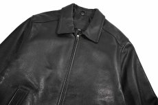 画像3: Used St John's Bay Leather Jacket Black (3)