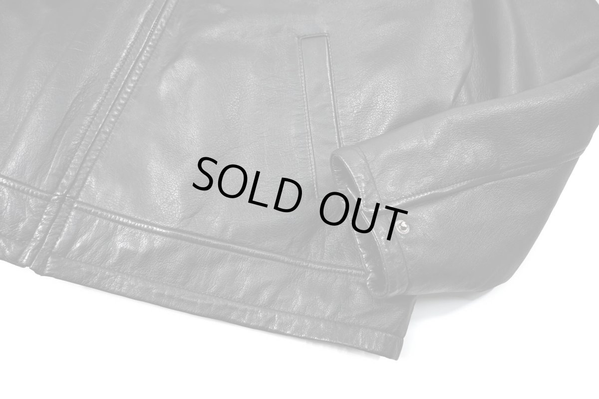 画像4: Used Wilsons M.Julian Leather Jacket Black (4)