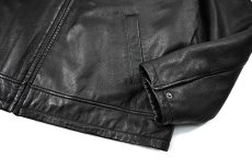 画像4: Used Wilsons M.Julian Leather Jacket Black (4)