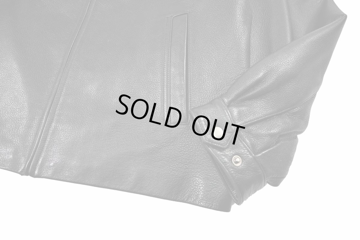 画像4: Used St John's Bay Leather Jacket Black (4)