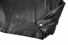 画像4: Used St John's Bay Leather Jacket Black (4)