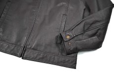 画像4: Used St John's Bay Leather Jacket Brown (4)