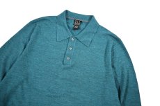 画像2: Used Jos.A.Bank High Gauge Merino Wool Knit Polo Teal (2)