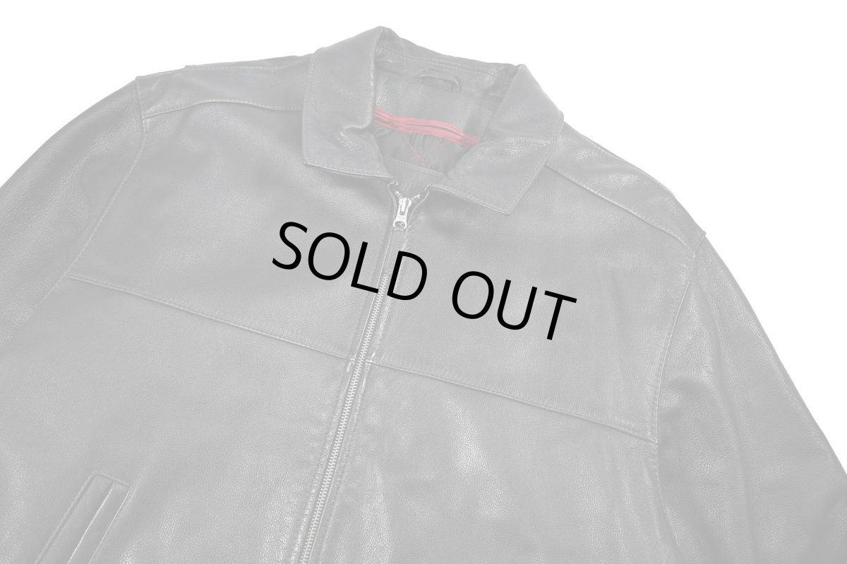 画像3: Used St John's Bay Leather Jacket Black (3)