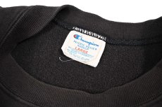 画像5: 80s Used Champion Reverse Weave Sweat Shirt Black made in USA (5)