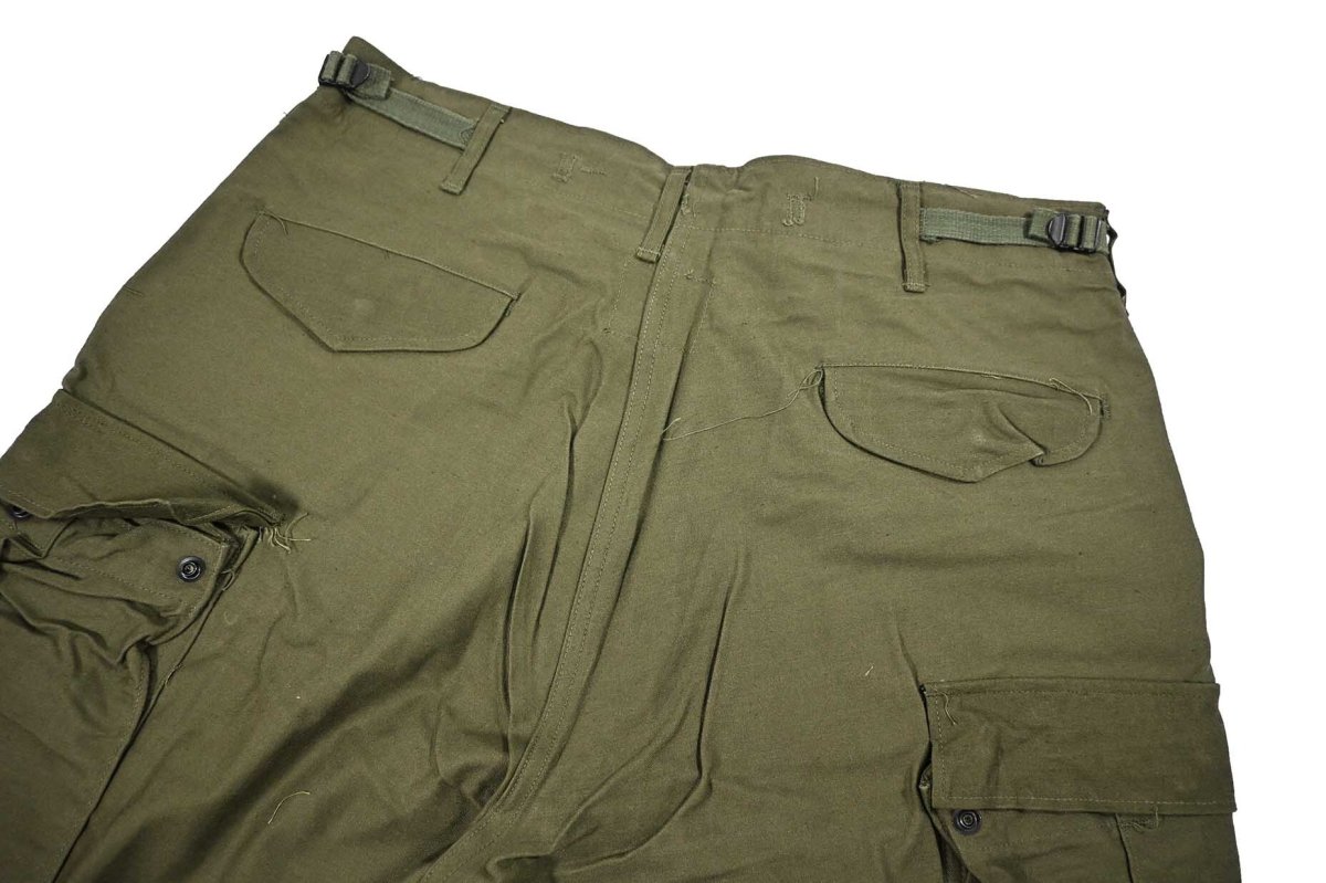 画像4: 60s Deadstock Us Army M-65 Field Pants Olive Aluminum Zipper (4)