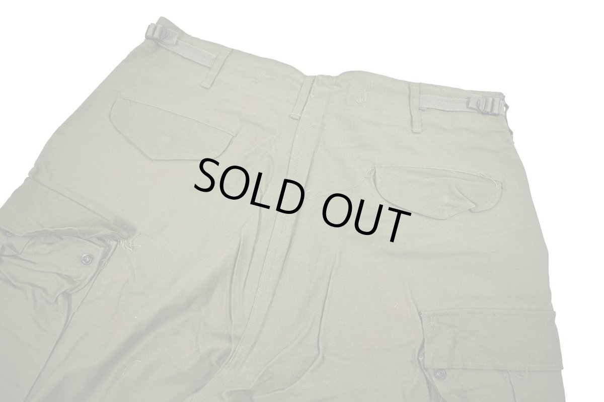 画像4: 60s Deadstock Us Army M-65 Field Pants Olive Aluminum Zipper (4)