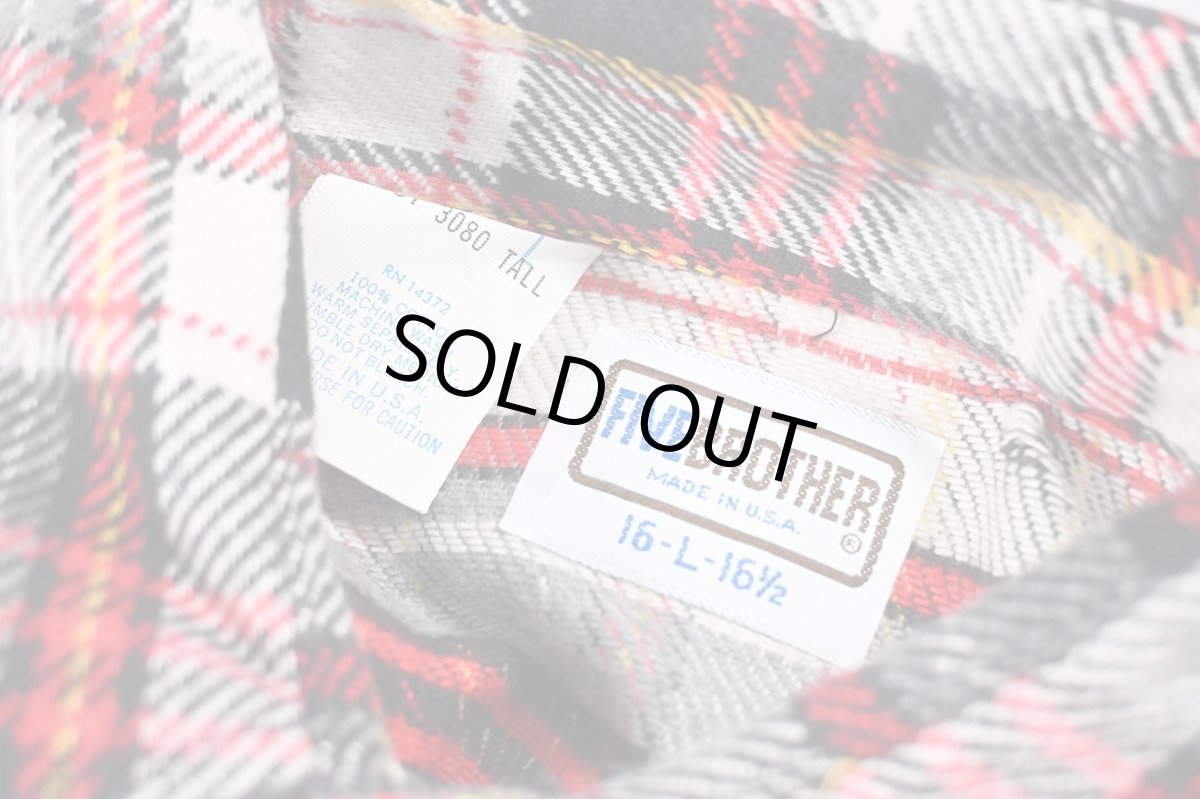 画像4: 70s-80s Deadstock Five Brother Flannel Shirt made in USA (4)