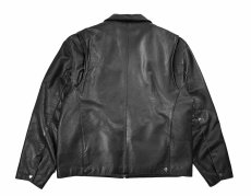 画像2: Used St John's Bay Leather Jacket Black (2)