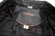 画像6: Used St John's Bay Leather Jacket Brown (6)