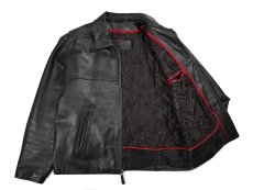 画像5: Used St John's Bay Leather Jacket Black (5)