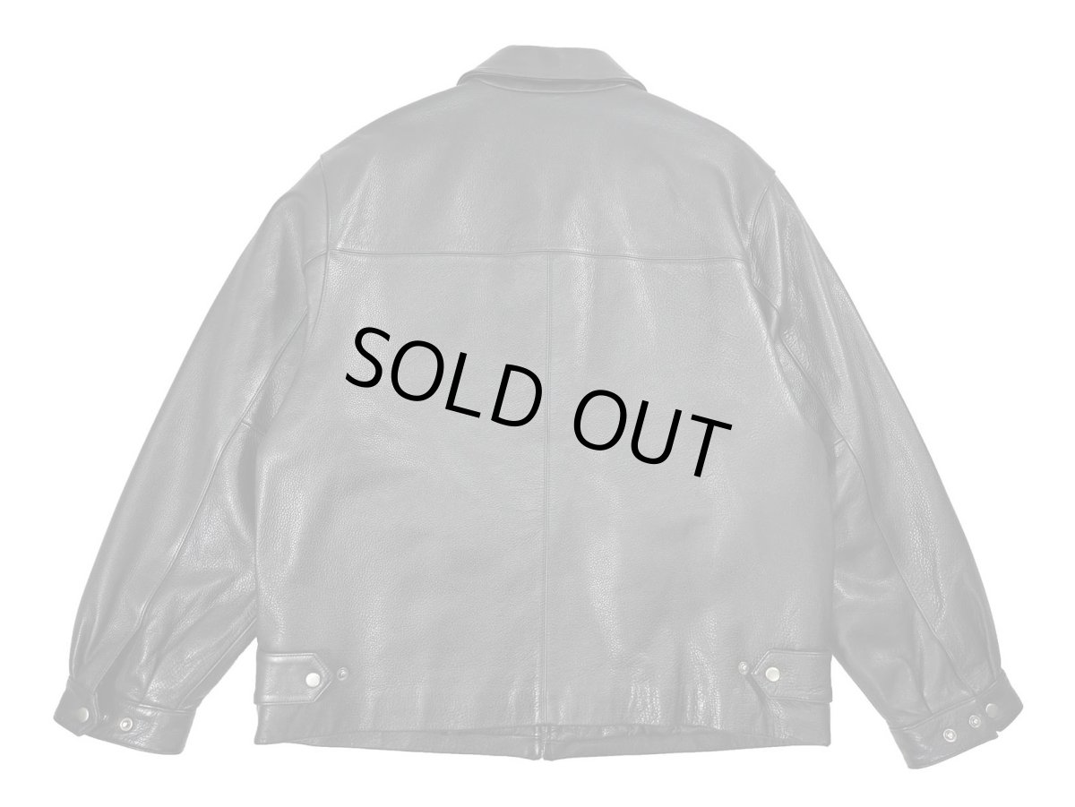 画像2: Used St John's Bay Leather Jacket Black (2)