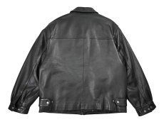 画像2: Used St John's Bay Leather Jacket Black (2)