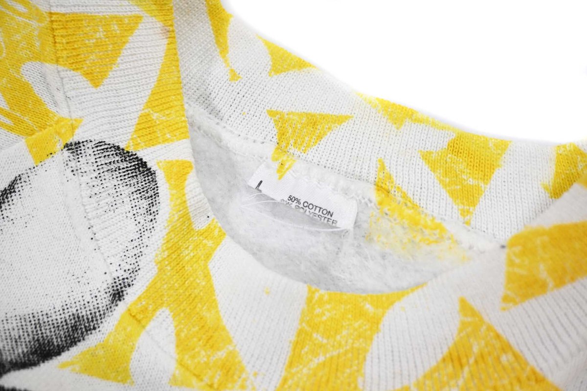 画像5: 80s Deadstock Raglan Sleeve Sweat Shirt "Malcolm X" (5)