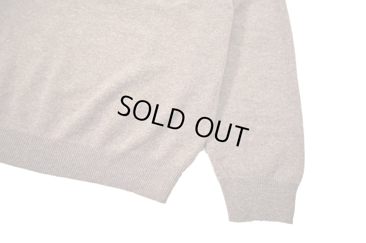 画像3: Used Daniel Bishop High Gauge Cashmere Knit Polo Brown (3)