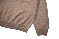 画像3: Used Daniel Bishop High Gauge Cashmere Knit Polo Brown (3)