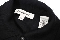 画像4: Used Pronto-Uomo High Gauge Merino Wool Knit Polo Black (4)