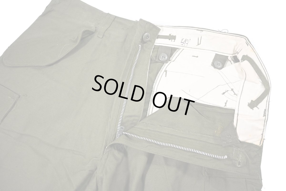 画像6: 60s Deadstock Us Army M-65 Field Pants Olive Aluminum Zipper (6)