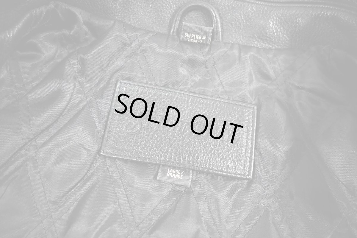 画像6: Used St John's Bay Leather Jacket Black (6)