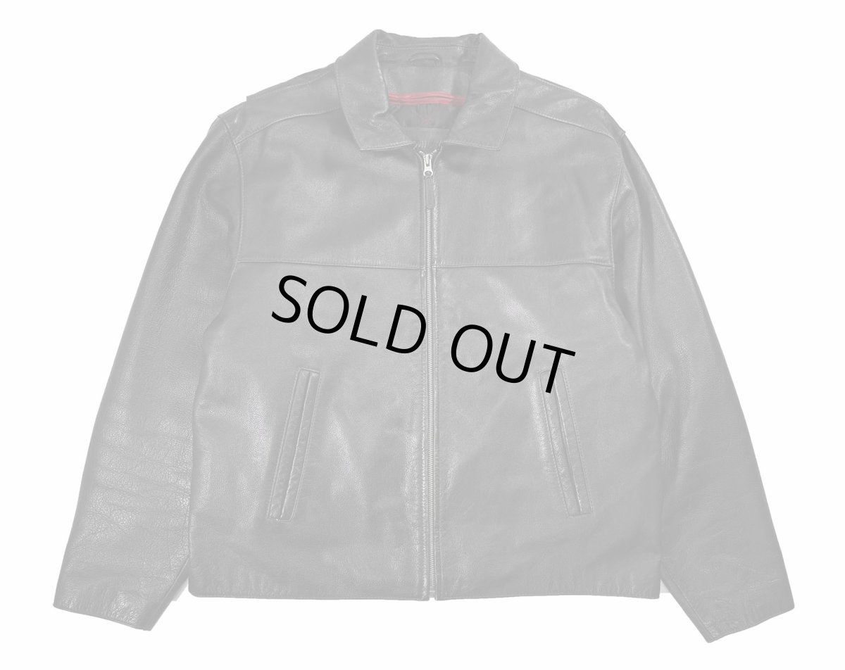 画像1: Used St John's Bay Leather Jacket Black (1)