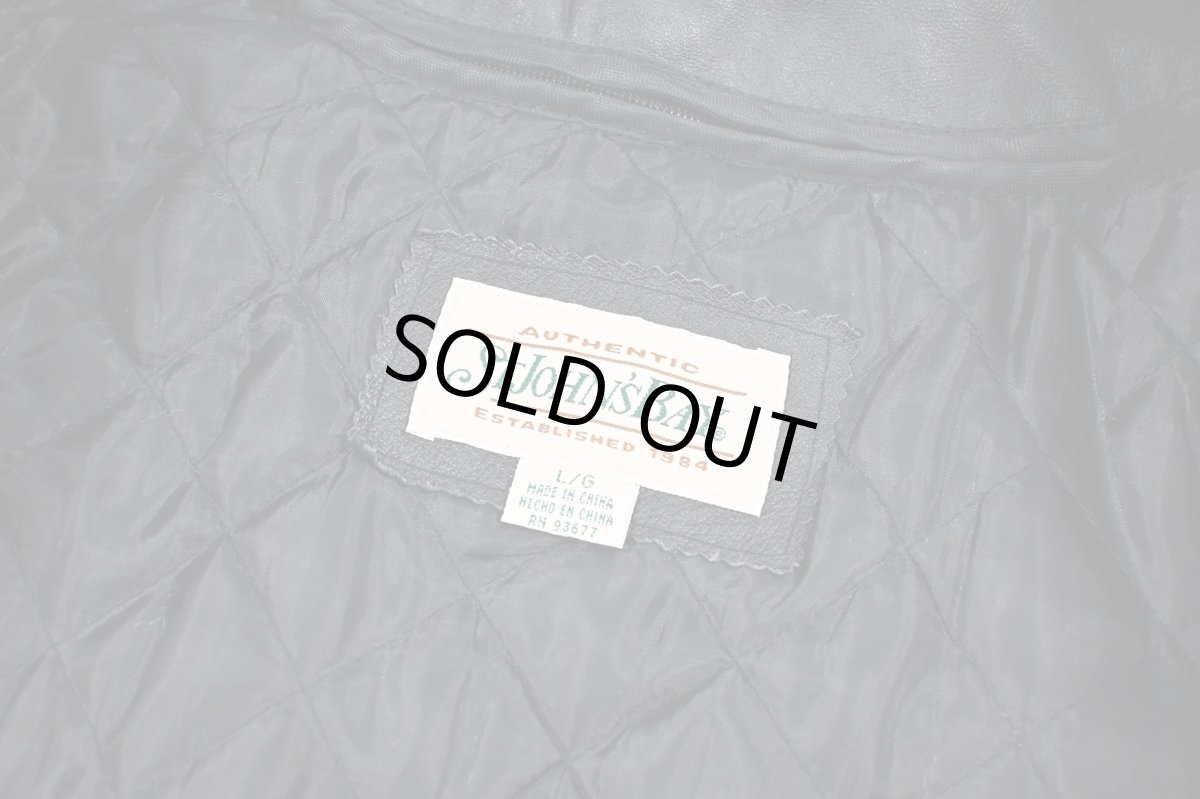 画像6: Used St John's Bay Leather Jacket Black (6)