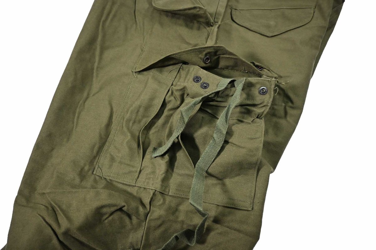 画像5: 60s Deadstock Us Army M-65 Field Pants Olive Aluminum Zipper (5)